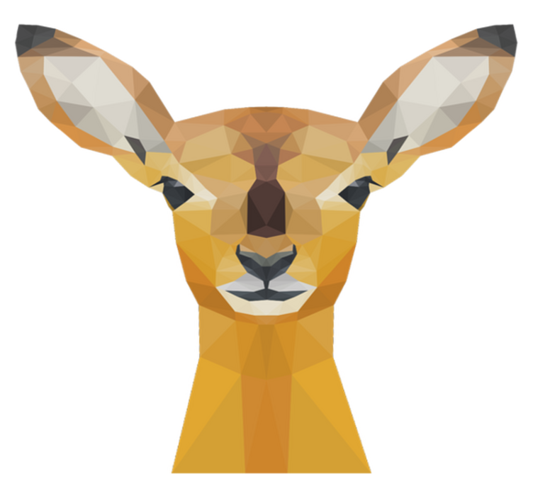 Alfombra vinílica animales ciervo - TenVinilo