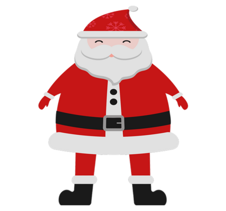 Alfombra vinílica navidad santa claus para niños - TenVinilo