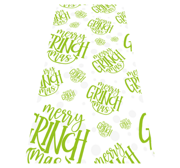 Alfombra vinílica navidad diseño original grinchmas - TenVinilo