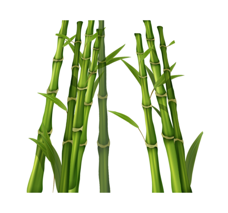 Alfombra vinílica baño patrón de bambú - TenVinilo