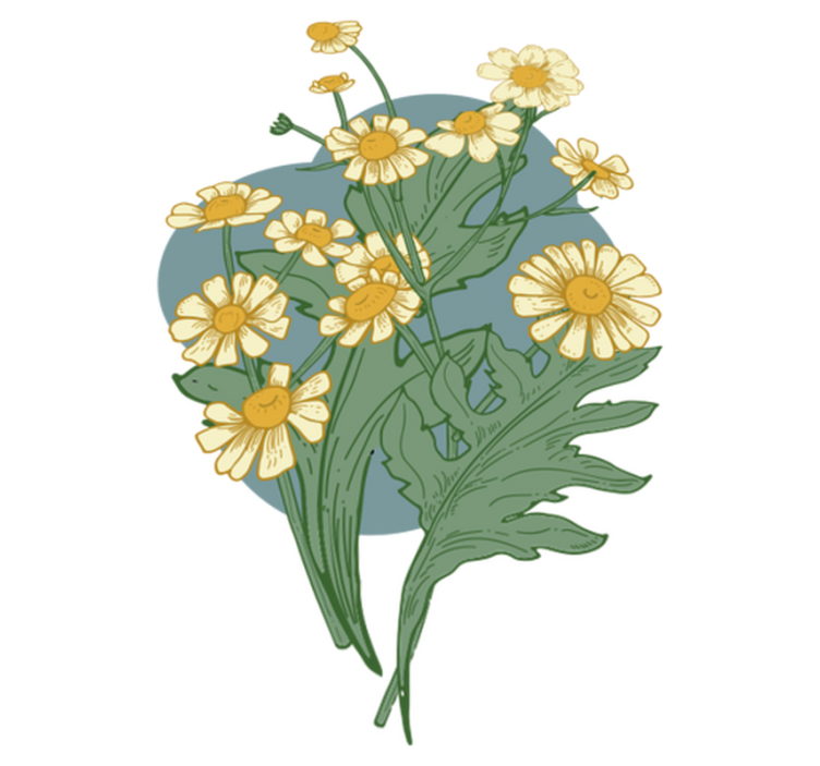 Alfombra vinílica flores composición de flores vivas - TenVinilo