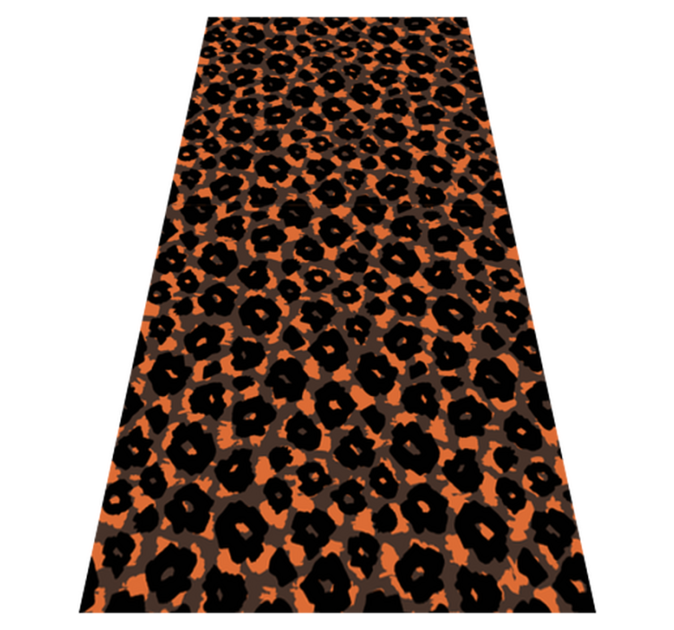 Alfombra vinílica animal print imitación leopardo kalahari - TenVinilo