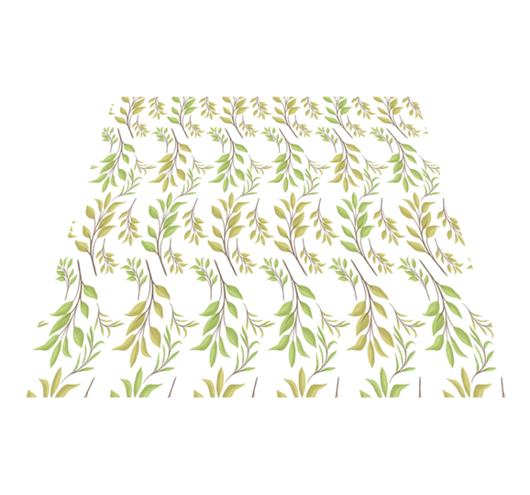 Alfombra vinílica naturaleza motivo verde frondoso - TenVinilo