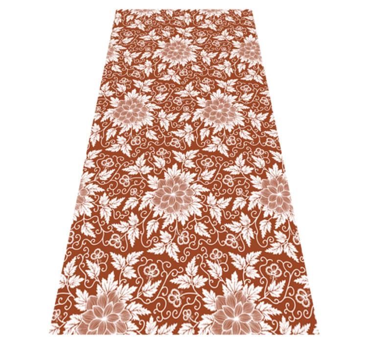 Alfombra vinílica naturaleza composición botánica - TenVinilo