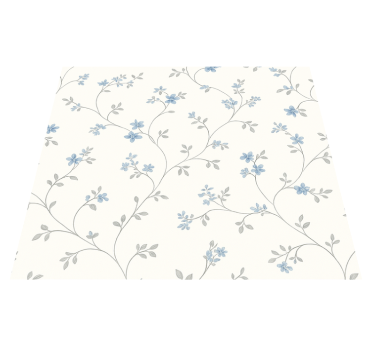 Alfombra vinílica dormitorio sendero azul clásico - TenVinilo