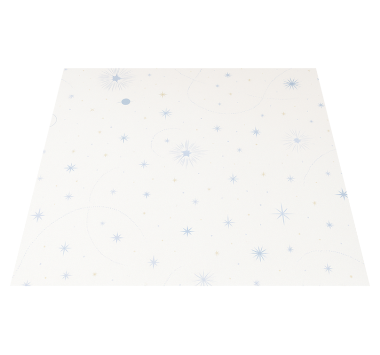 Alfombra vinílica dormitorio estrella celestial - TenVinilo