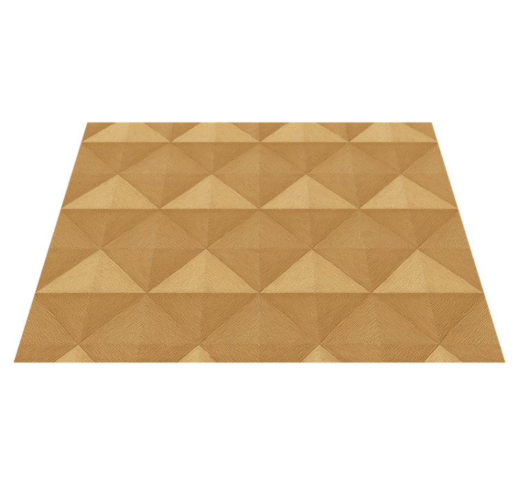 Alfombra vinílica dormitorio 3d dorado - TenVinilo