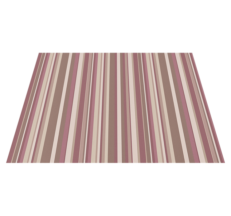 Alfombra vinílica dormitorio rayas rosa - TenVinilo
