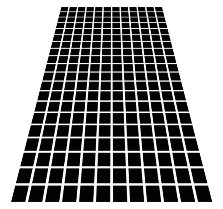 Alfombra vinílica geométrica escala de cuadrados grises - TenVinilo
