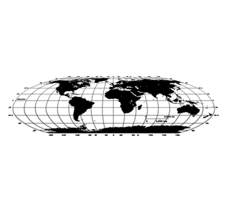 Alfombra vinílica mapamundi vinilo decorativo mapa mundo - TenVinilo