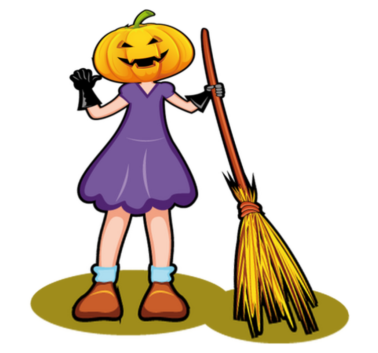 Alfombra vinílica infantil ilustración halloween - TenVinilo