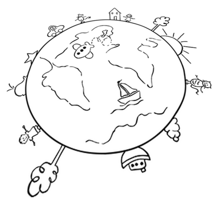 Alfombra vinílica infantil vinilo decorativo mapa mundi - TenVinilo