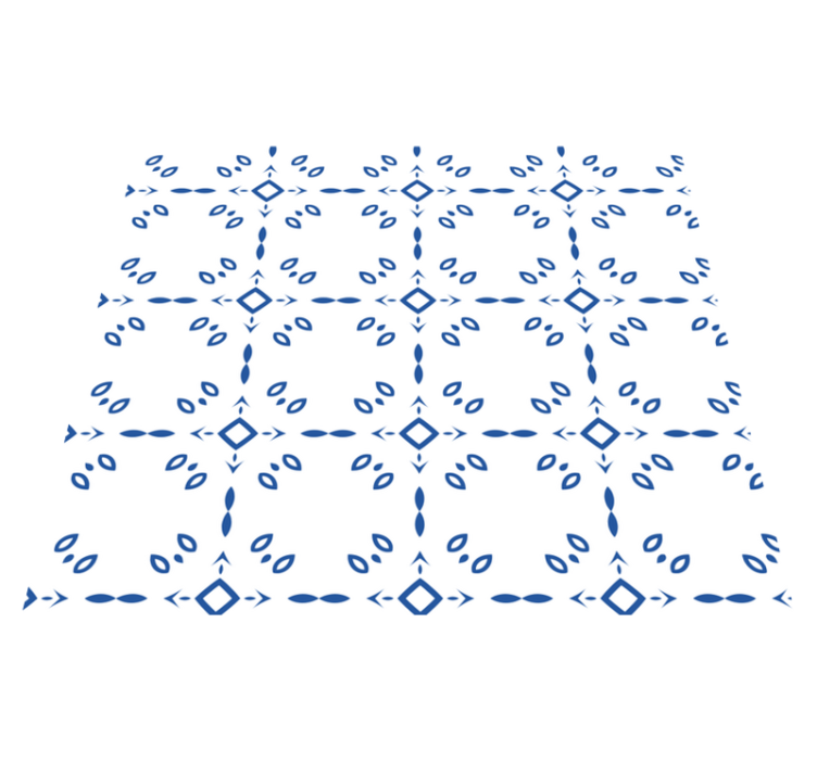 Alfombra vinílica baño papel pintado clásico - TenVinilo