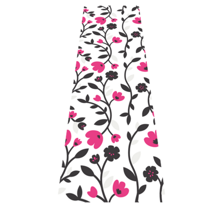 Alfombra vinílica baño textura de rosa - TenVinilo