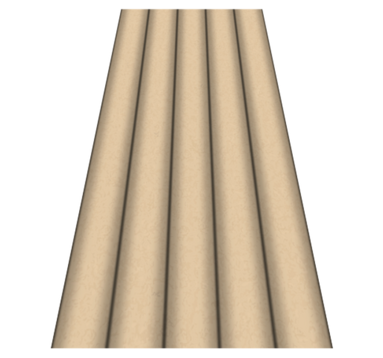 Alfombra vinílica baño patrón minimalista marrón - TenVinilo