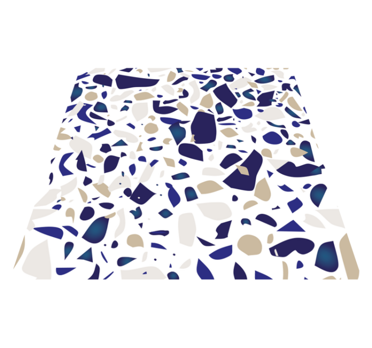 Alfombra vinílica baño adhesiva efecto mármol - TenVinilo