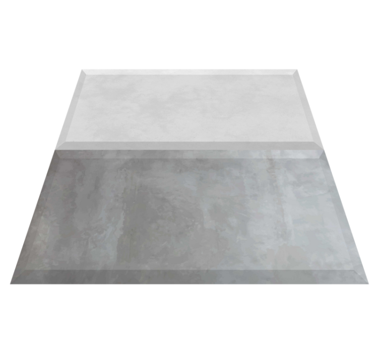 Alfombra vinílica baño efecto cemento - TenVinilo