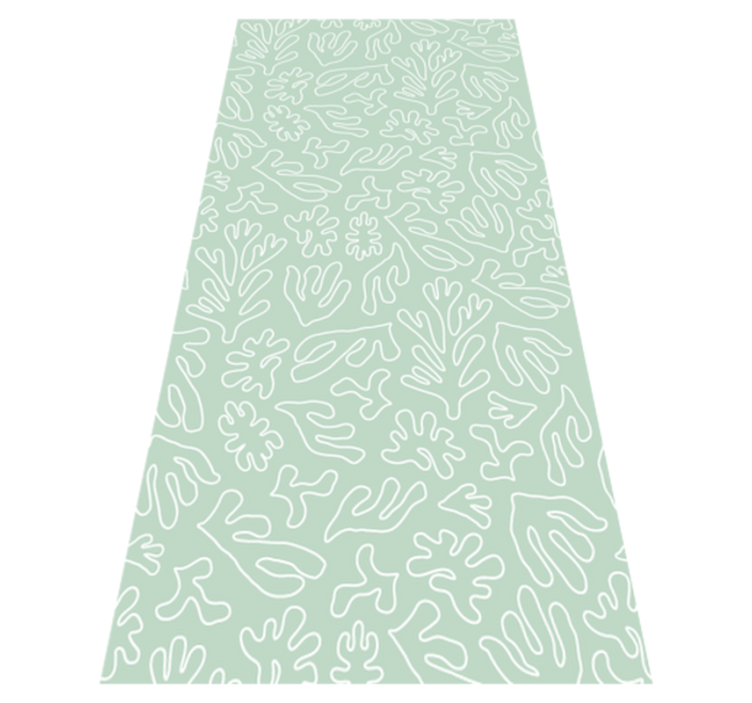 Alfombra vinílica cocina algas green think - TenVinilo