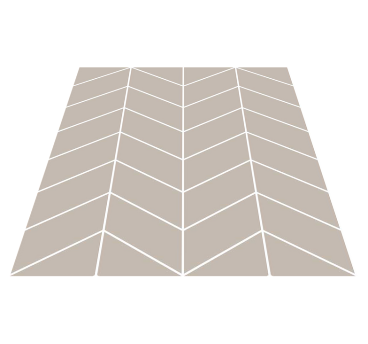 Alfombra vinílica cocina estilo escandinavo beige y blanco - TenVinilo