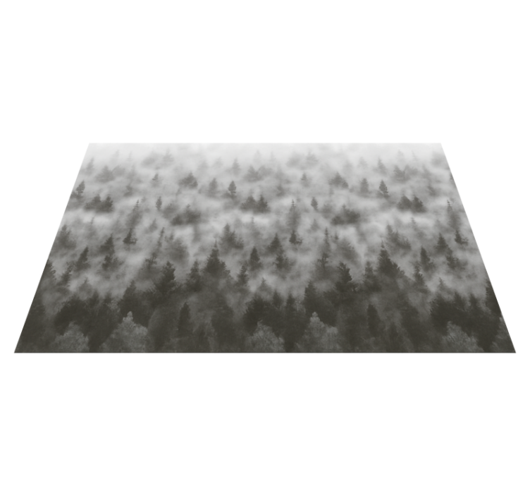 Alfombra vinílica dormitorio montaña mística en 3d - TenVinilo