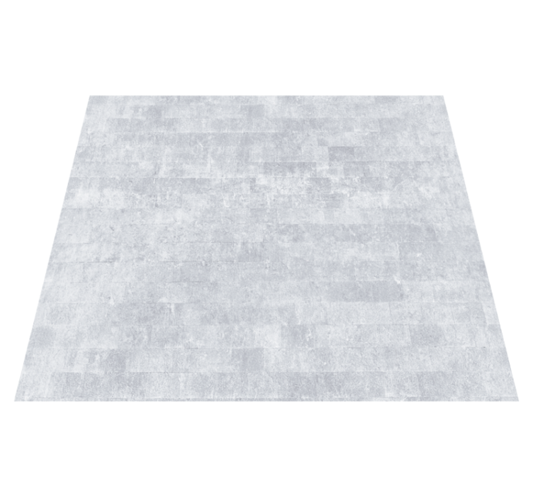 Alfombra vinílica oficina patrón ladrillo gris desgastado - TenVinilo