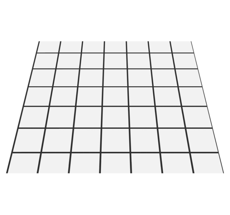 Alfombra vinílica dormitorio tablero ajedrez irregular - TenVinilo