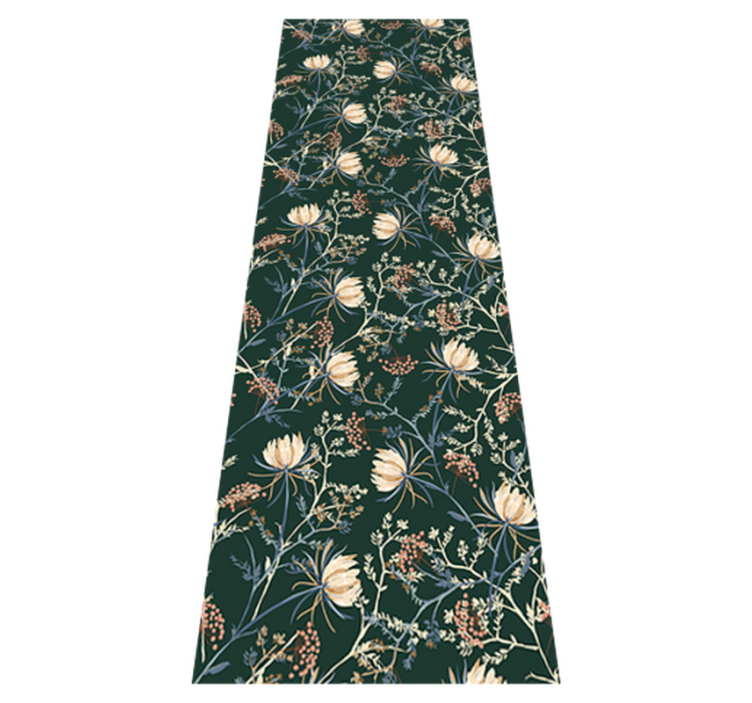 Alfombra vinílica dormitorio estilo esmeralda - TenVinilo