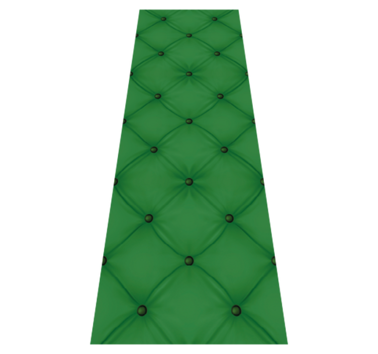Alfombra vinílica dormitorio imitación de terciopelo verde - TenVinilo