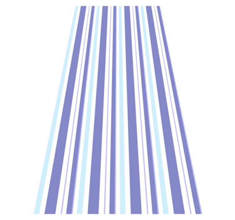 Alfombra vinílica dormitorio rayas verticales azules - TenVinilo