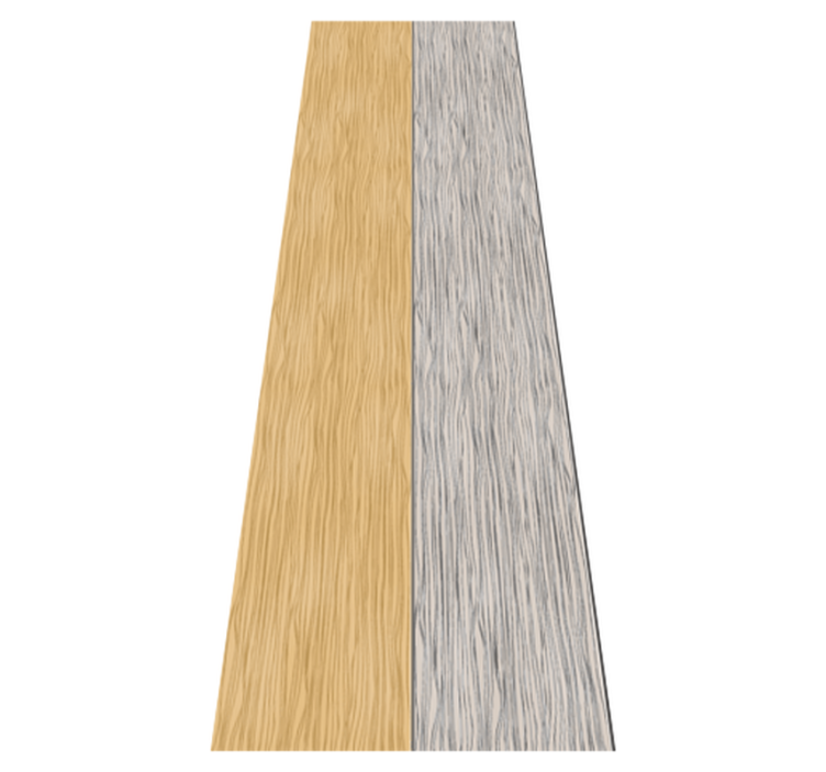 Alfombra vinílica dormitorio gris madera - TenVinilo