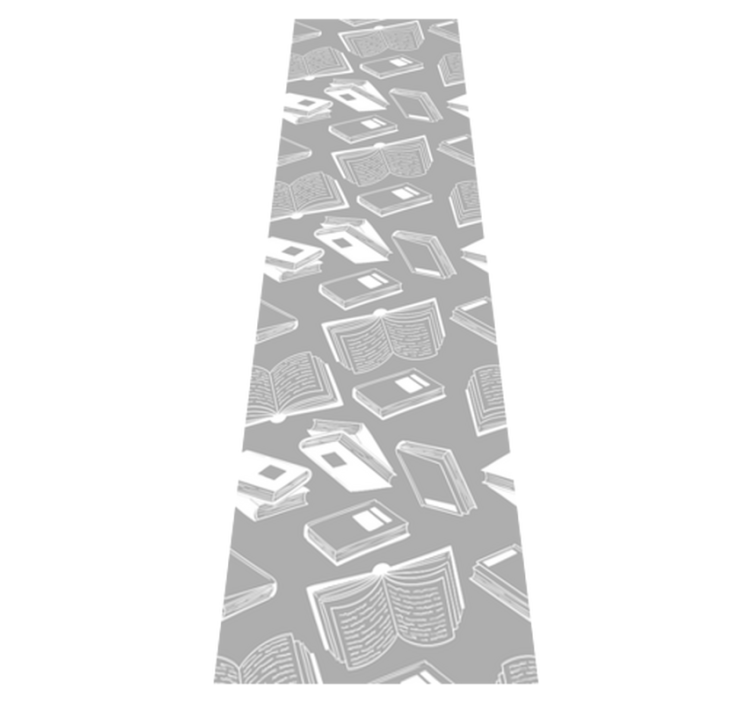 Alfombra vinílica dormitorio poema gris nórdico - TenVinilo