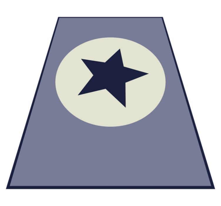 Alfombra vinílica estrellas centro de mesa estrella - TenVinilo