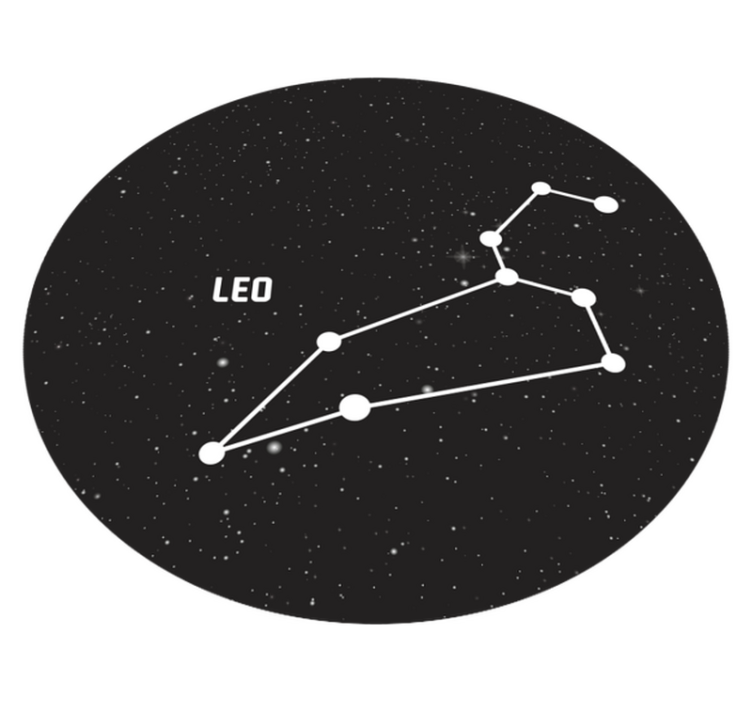 Alfombra vinílica estrellas constelación astronomía - TenVinilo