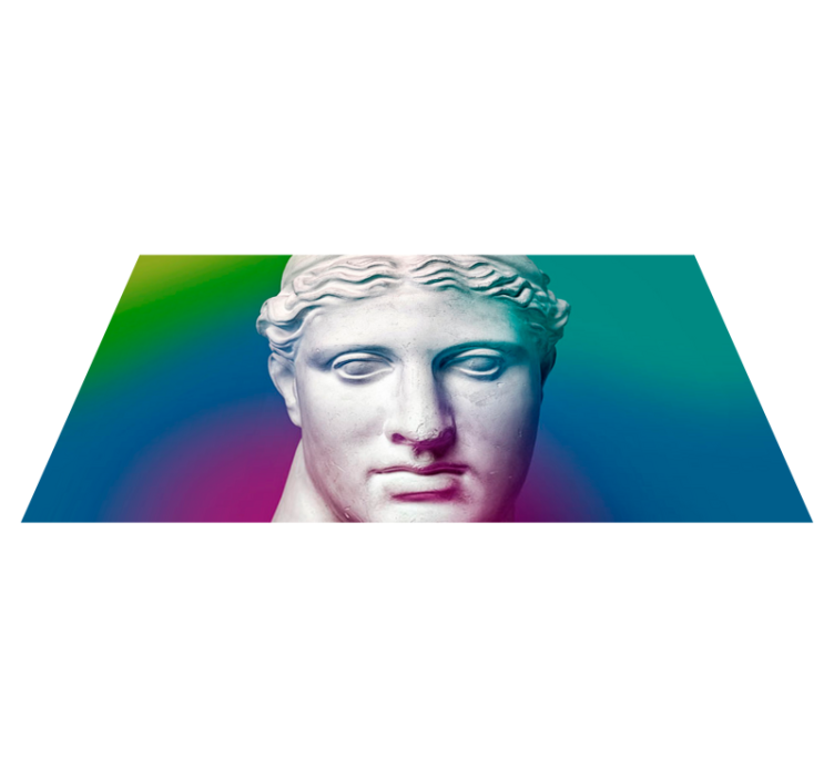 Alfombra vinílica vintage Artefactos griegos - TenVinilo