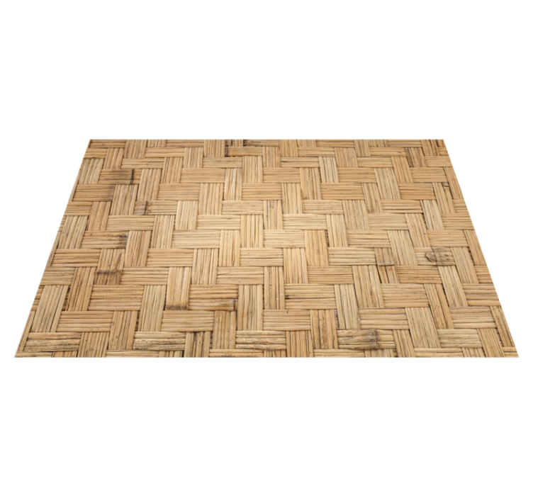 Alfombra vinílica imitación madera patrón de parquet - TenVinilo