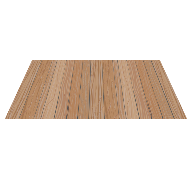 Alfombras vinilo salon tablero de madera clara - TenVinilo