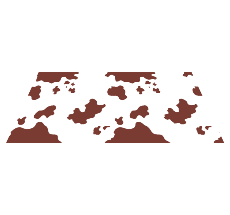 Alfombra vinílica animal print Estampado de piel de vaca - TenVinilo