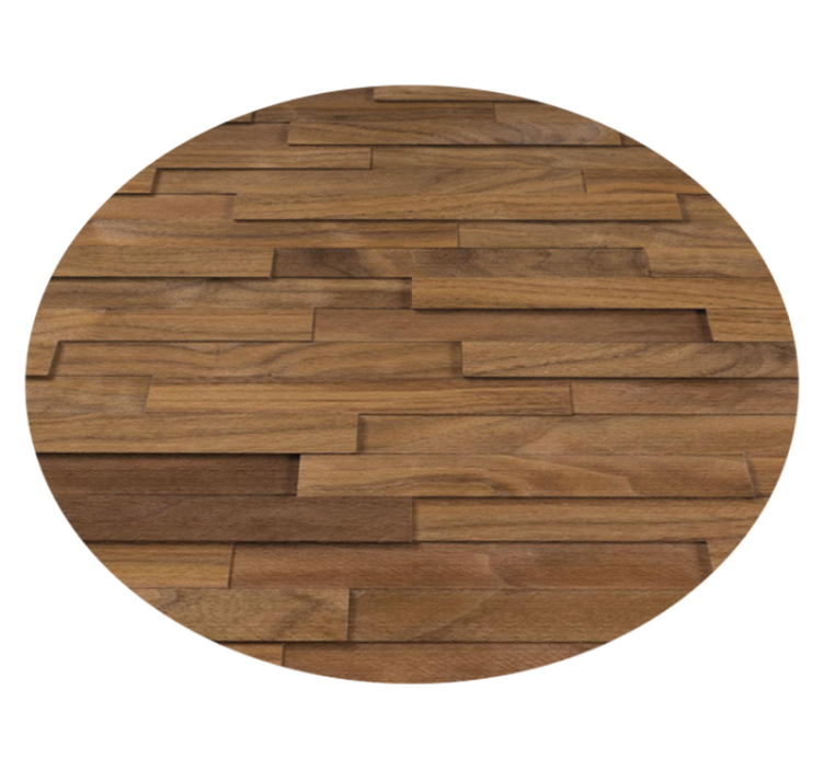 Alfombra vinílica imitación madera grano de madera orgánica - TenVinilo
