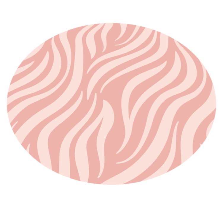 Alfombra vinílica animal print rayas rosas - TenVinilo