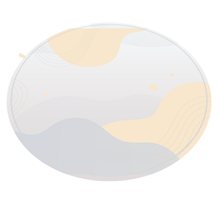 Alfombra vinílica minimalista motivos de olas suaves - TenVinilo