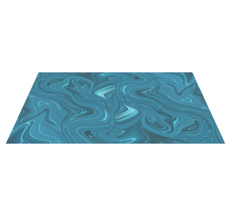 Alfombra vinílica imitación mármol tonos oceánicos - TenVinilo