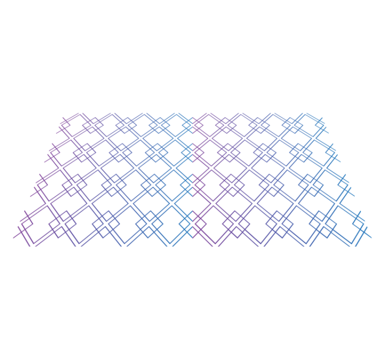 Alfombra vinílica geométrica diamantes y líneas - TenVinilo