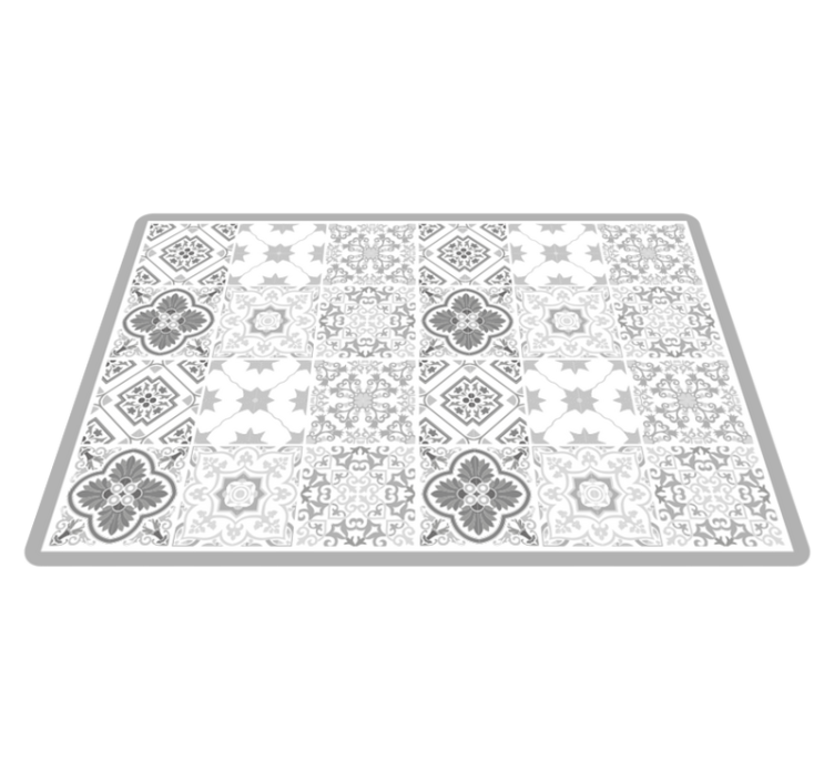 Alfombra vinílica imitación mármol patrón elegante - TenVinilo