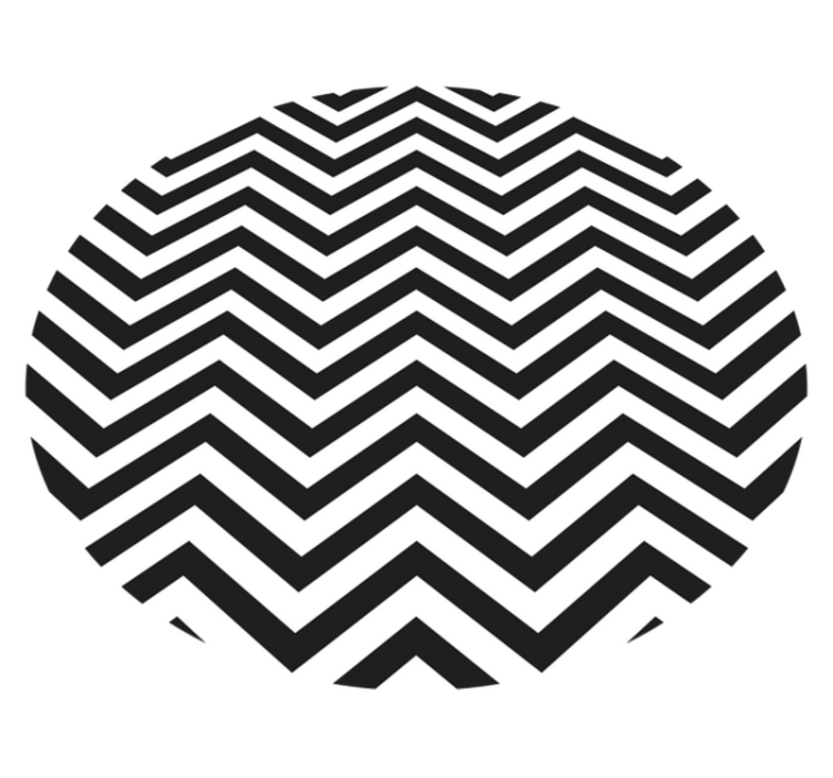 Alfombra vinílica geométrica chevron - TenVinilo