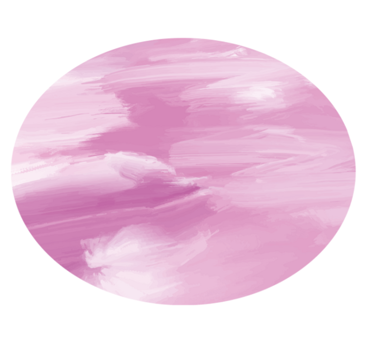 Alfombra vinilo redonda Pintura al óleo púrpura pastel - TenVinilo