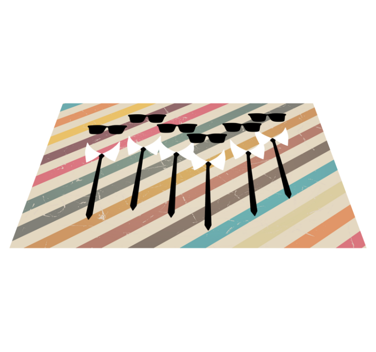 Alfombras vinílicas modernas Lazos de la película de acción - TenVinilo