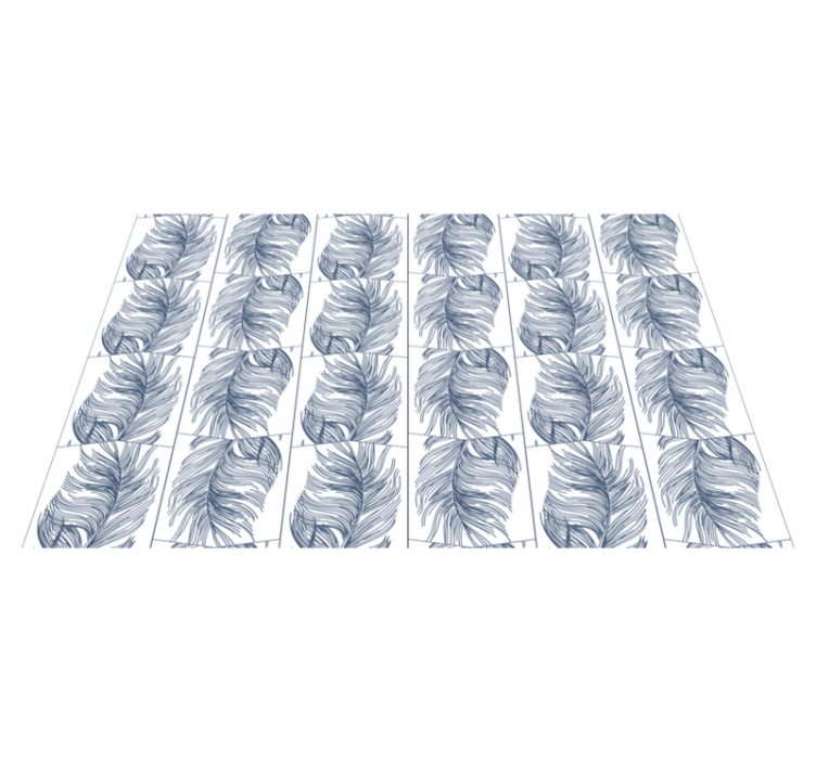 Alfombra vinílica naturaleza hojas elegantes - TenVinilo