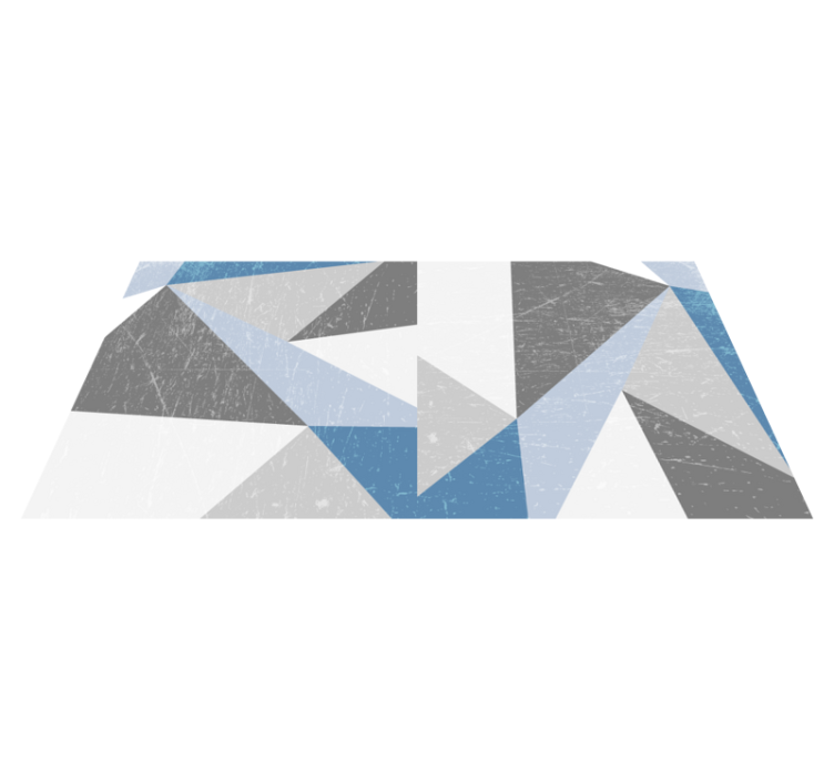 Alfombra vinílica geométrica patrón de mármol geométrico - TenVinilo