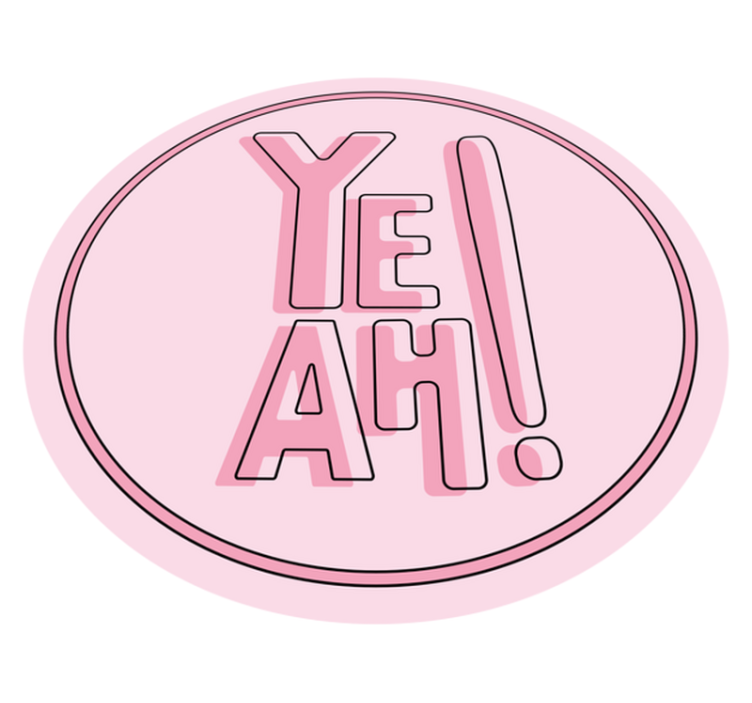 Alfombra vinílica frase motivo de texto expresivo - TenVinilo