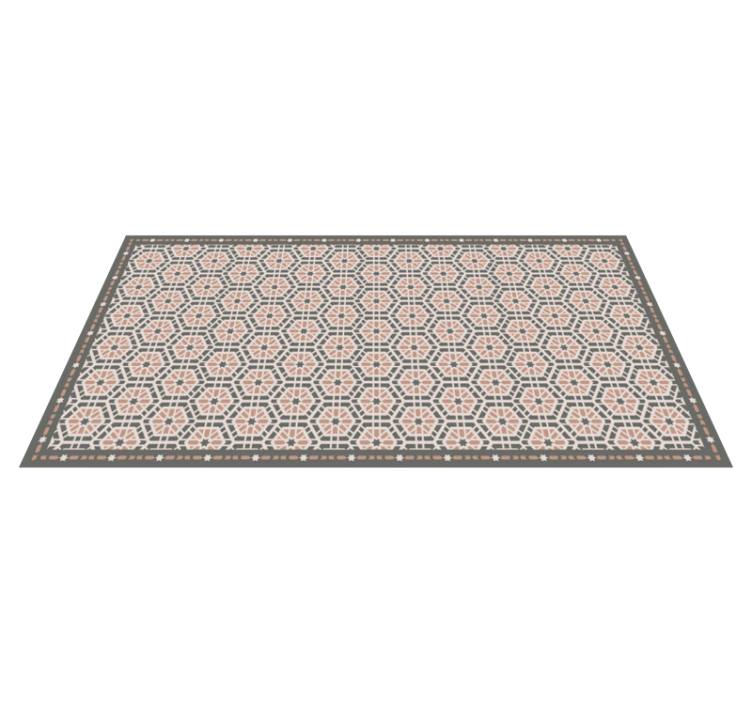 Alfombra vinilo azulejos patrón gótico portuguésPatrón gótico esp - TenVinilo